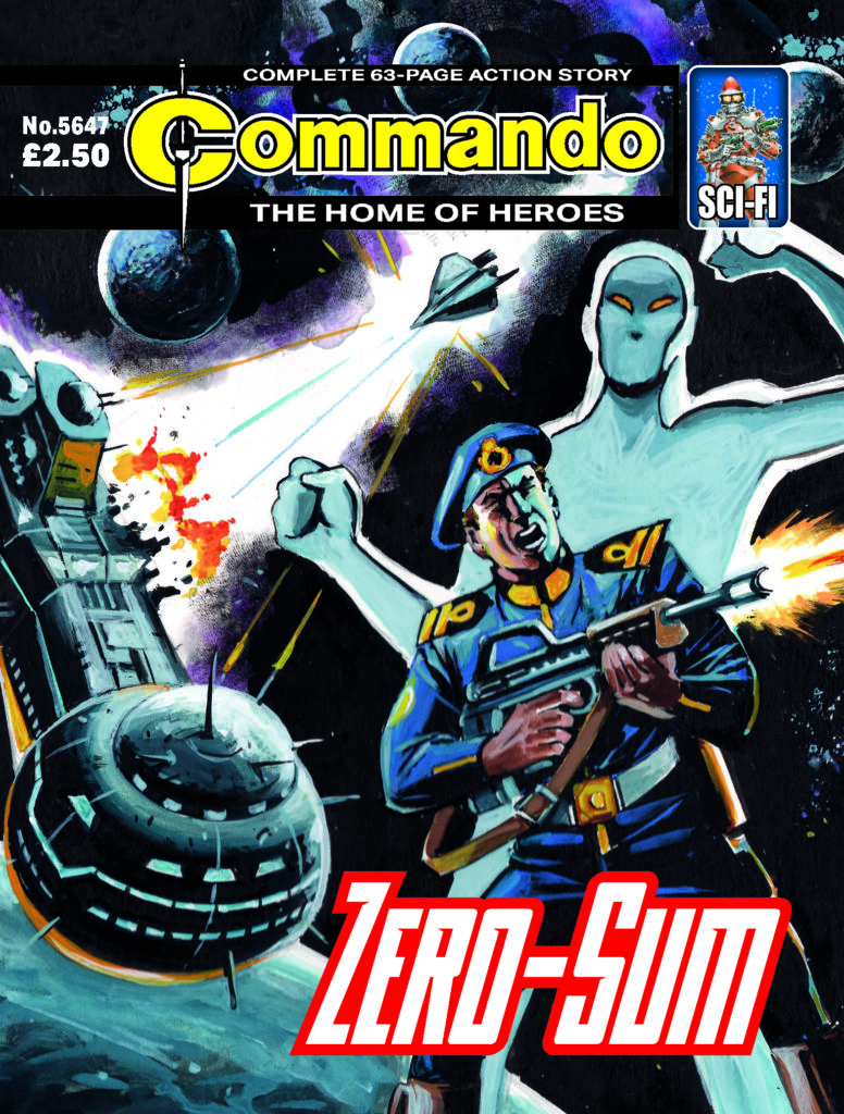 Commando 5647: Home of Heroes: Zero-Sum - Cover by Carlos Pino