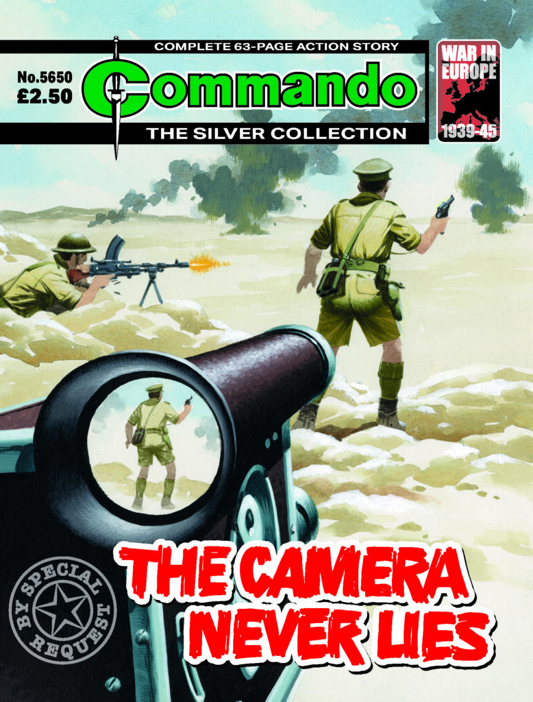 Commando 5650: Silver Collection: The Camera Never Lies. Cover by Ian Kennedy