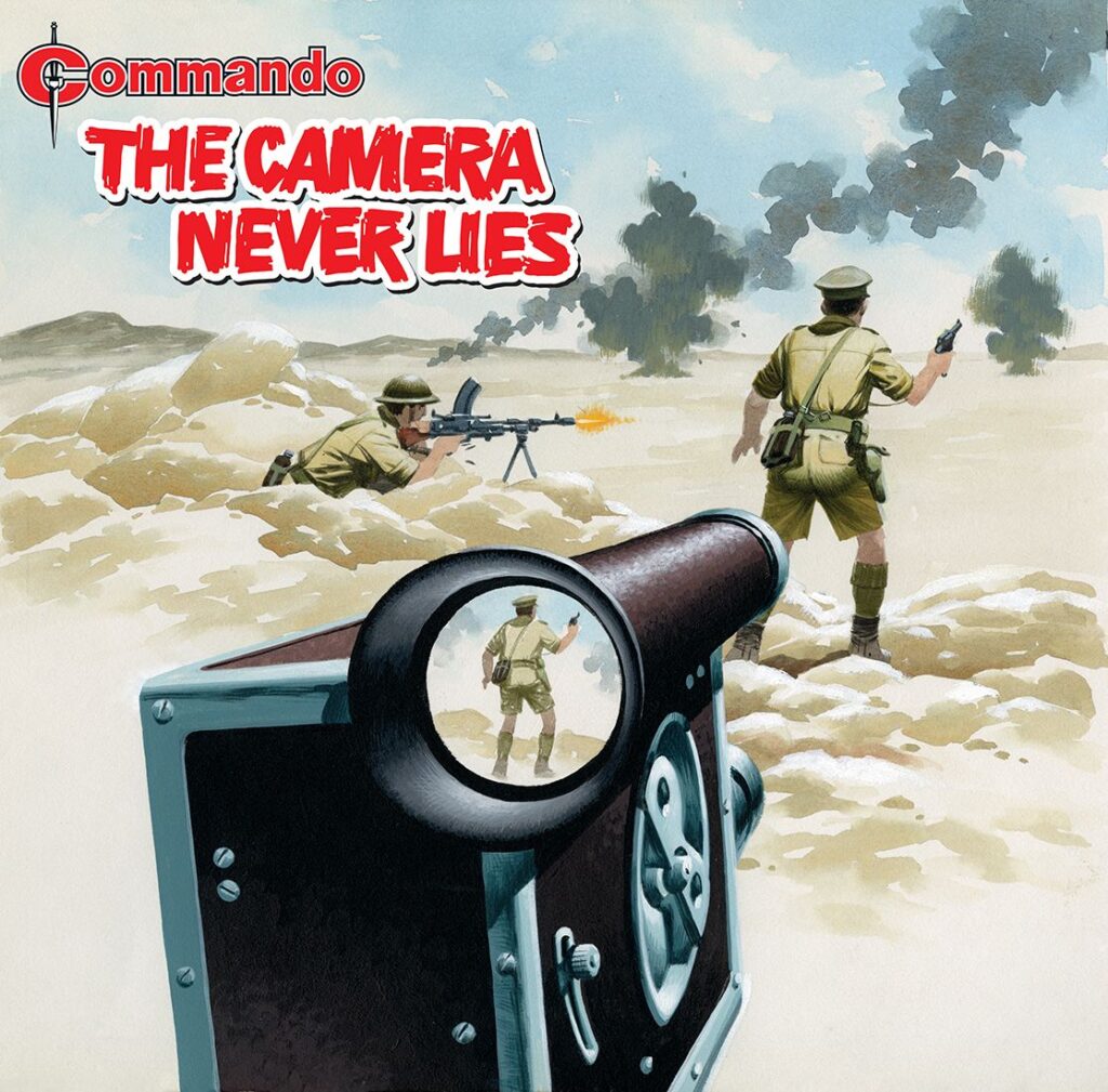 Commando 5650: Silver Collection: The Camera Never Lies. Cover by Ian Kennedy - FULL
