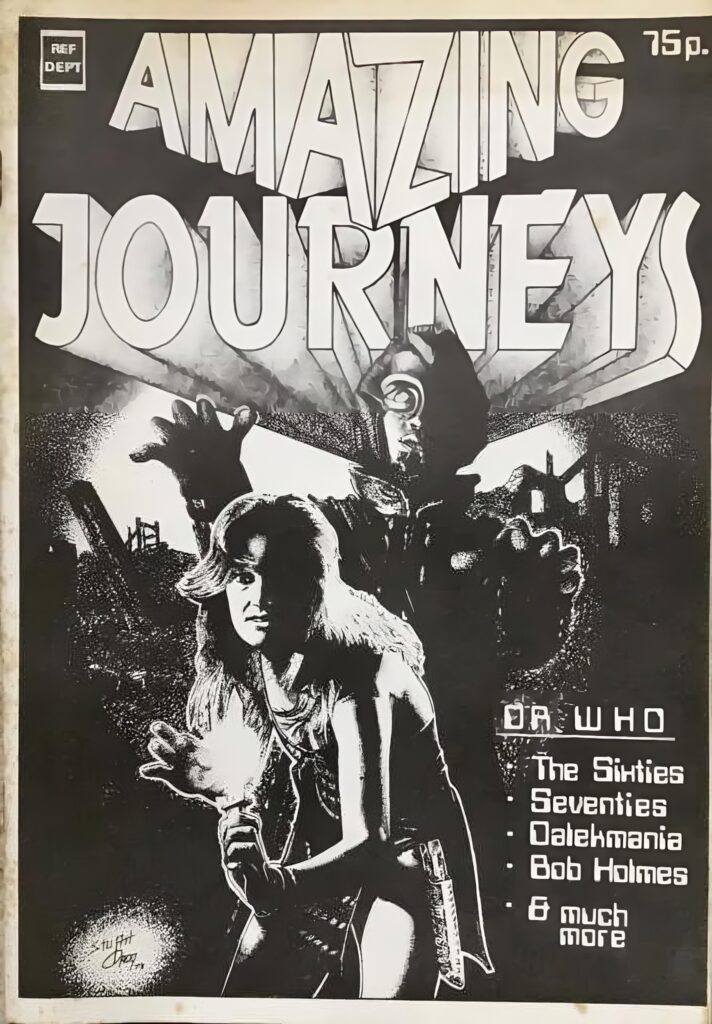 Doctor Who - Amazing Journeys (Doctor Who Appreciation Society, 1979) - art by Stuart Glazebrook
