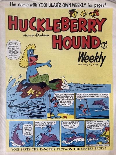 Huckleberry Hound Weekly No. 136, cover dated 9th May 1964