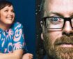 Comedienne Josie Long and comedian and comic creator Frankie Boyle