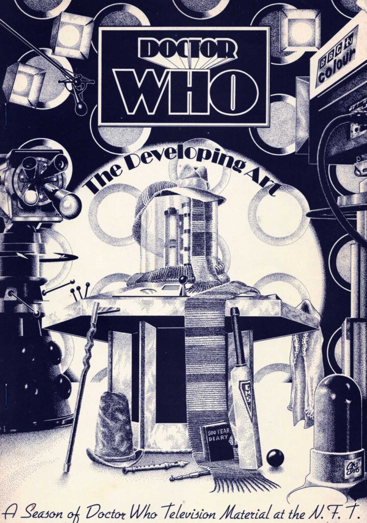 NFT Programme Cover - Doctor Who - The Developing Art (August 1983) - art by Stuart Glazebrook