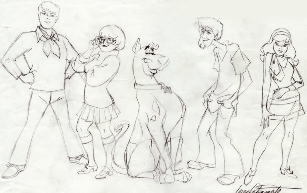 The Scooby Gang, design by Iwao Takamoto