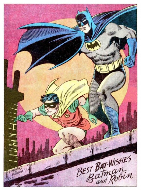 Detective Comics Volume One #352 (June 1966) pin-up by
Carmine Infantino and Murphy Anderson