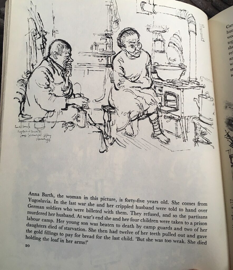 Refugees 1960: A Report in Words and Pictures by Kaye Webb and Ronald Searle - Sample Page