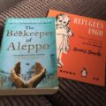 The Beekeeper of Aleppo by Christy Lefteri and Refugees 1960: A Report in Words and Pictures by Kaye Webb and Ronald Searle - Cover