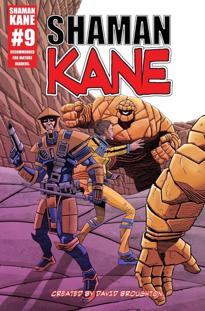 Shaman Kane #9 by David Broughton - Cover