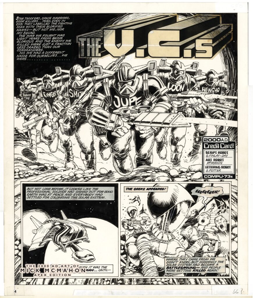 The 2000AD Art of Mick McMahon - Apex Edition - The VCs