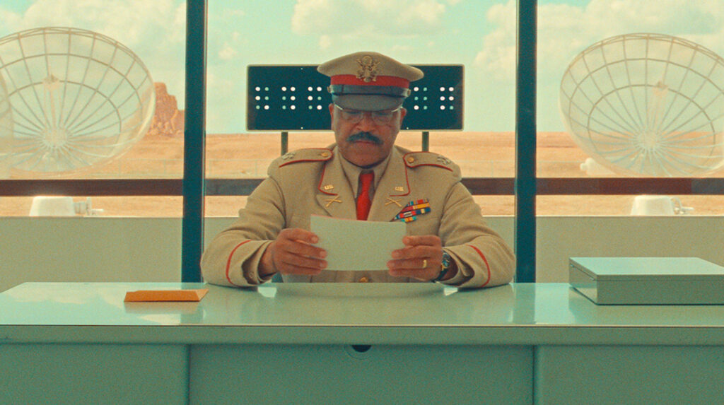 Jeffrey Wright as General Gibson in Asteroid City. Photo: Pop. 87 Productions/ Focus Features