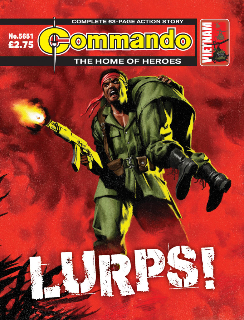 Commando 5651: Home of Heroes: LURPS! - Cover by Neil Roberts