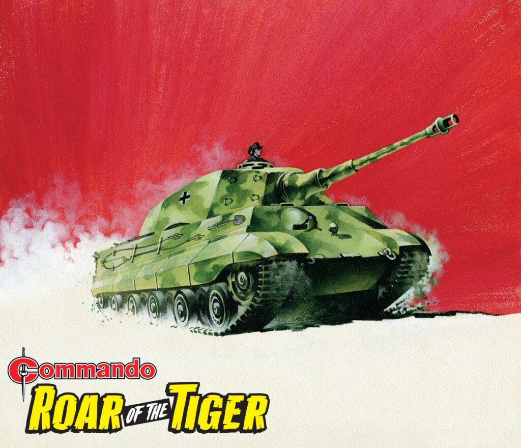 Commando 5642: Silver Collection: Roar of the Tiger. Cover by Cox