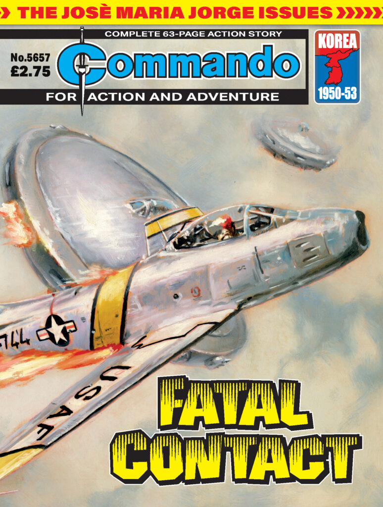 Commando 5657: Action and Adventure: Fatal Contact - cover by Joe Maria Jorge
