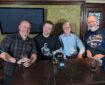 Enniskillen Comic Fest 2023 - Patrick Goddard, Staz Johnson, Mike Dorey and Michael Carroll. Photo: James Bacon