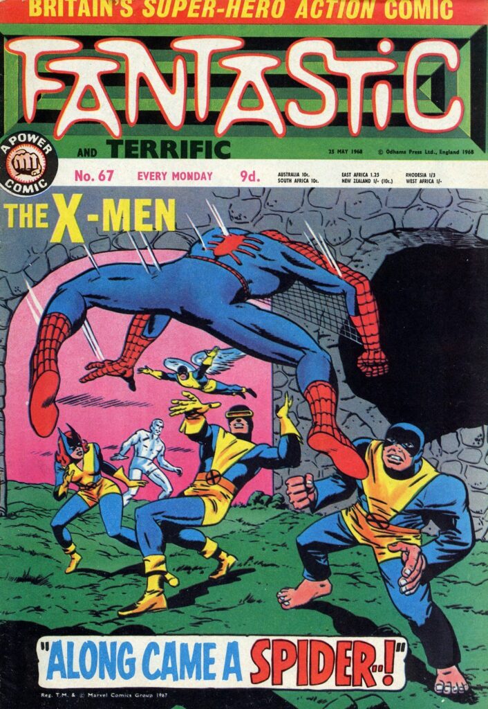 FANTASTIC Issue 67 featuring Spider-Man, cover dated 25th May 1968