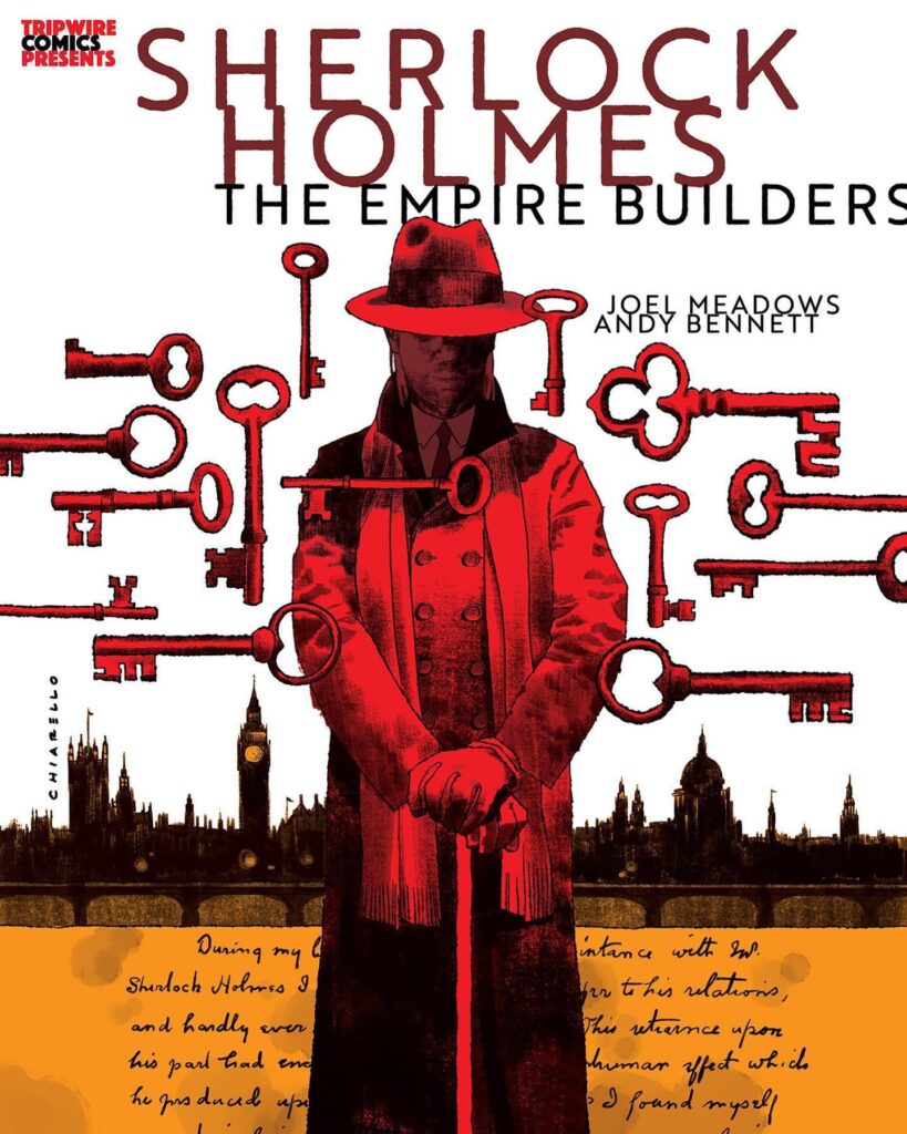 Sherlock Holmes and The Empire Builders - The Gene Genie Volume One - cover by Mark Chiarello