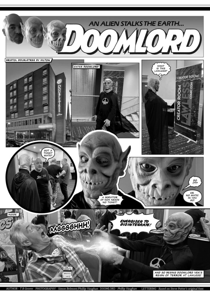 Doomlord at Lawless 2023 by "TB Grover", with photos by Simon Belmont and Philip Vaughan
