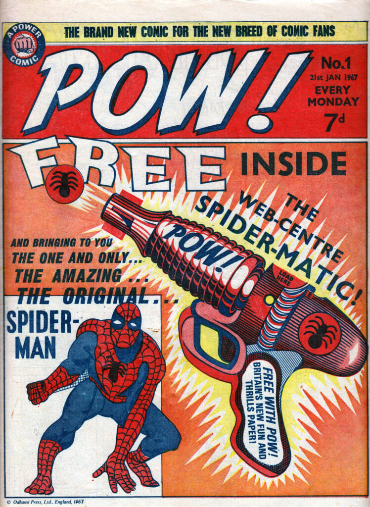 POW Issue One, cover dated 17th January 1967. Cover scan by Lew Stringer