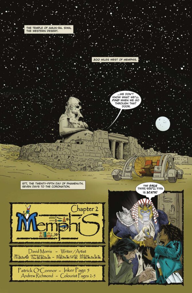 Quantum #2 - “Memphis” Part Two, written, drawn and lettered by David Morris, with assists from Pat O’Connor & Andrew Richmond
