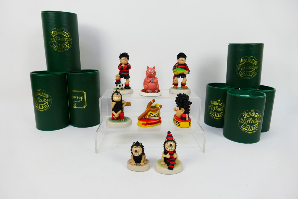 Robert Harrop figures  from the Beano Dandy Collection including Gnasher, Dennis The Menace and Rasher