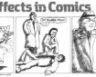 Sound Effects in Comics - cartoon by John Freeman, first published in the fanzine, SCAN, in the 1980s