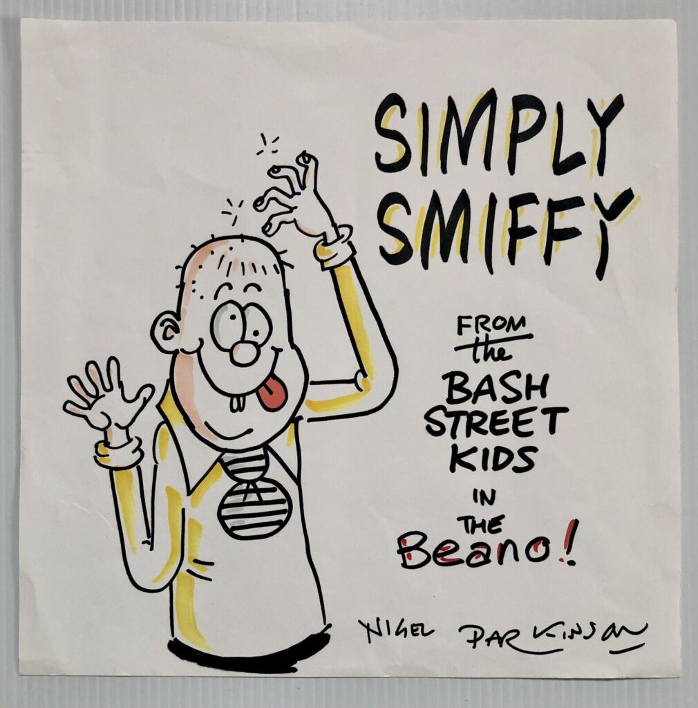 Simply Smiffy, Bash Street Kids original  art by Nigel Parkinson