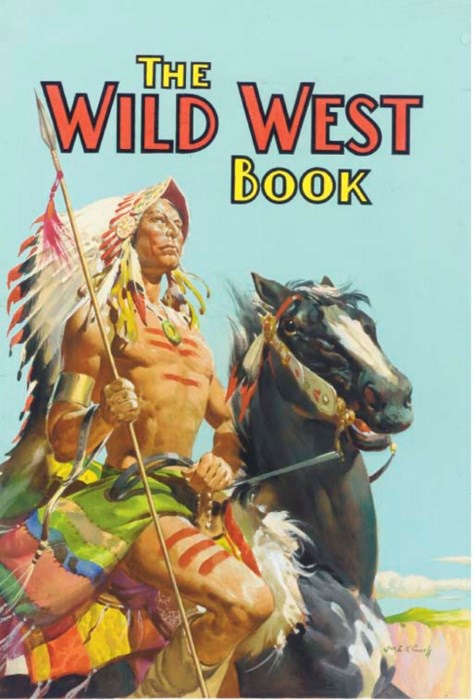 The Wild West Book - cover art by James E McConnell