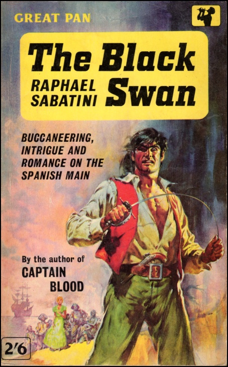 The Black Swan by Raphael Sabatini - cover art by James E McConnell (Pan Books)