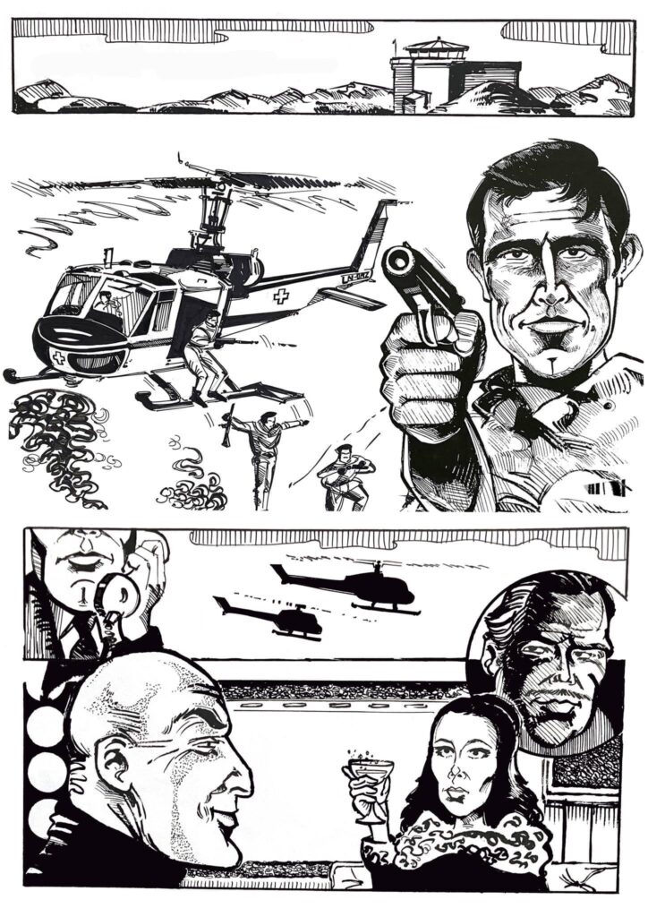 James Bond - On Her Majesty's Secret Service graphic novel by Charles Waples