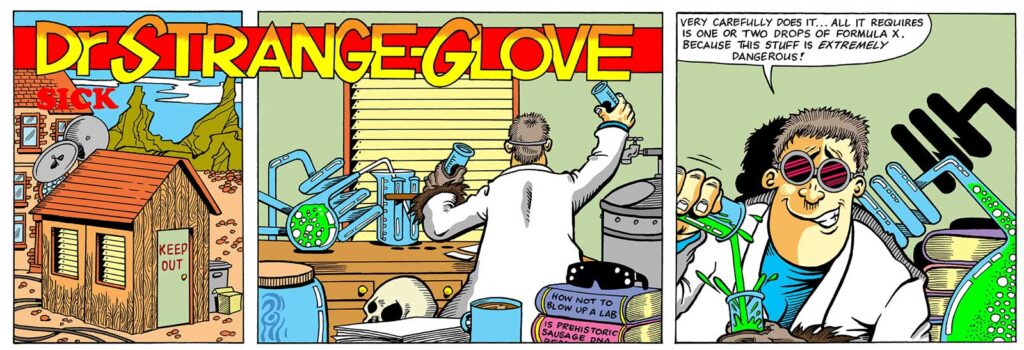"Dr Strange-Glove" by Phil Whitmore, Bambos Georgiou, and Mychailo Kazybrid