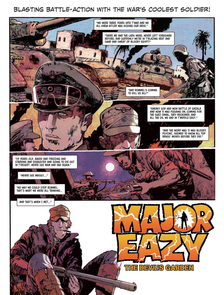 Battle Action #3 -Major Eazy by Rob Williams and Henry Flint 