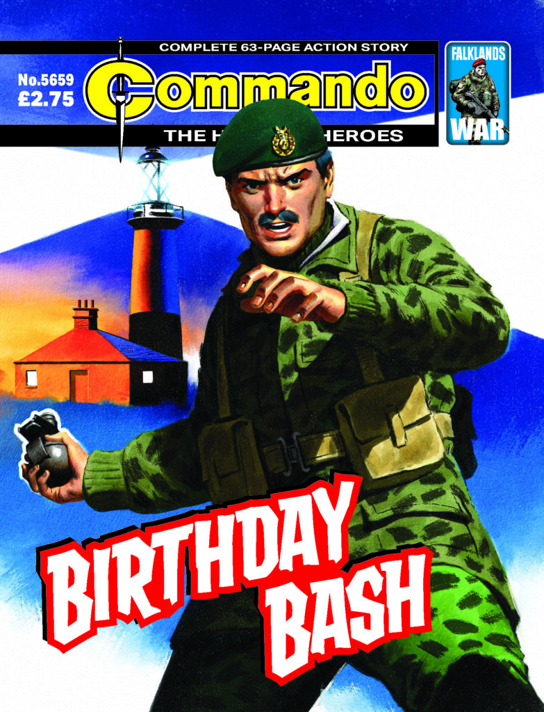 Commando 5659: Home of Heroes: Birthday Bash - cover by Neil Roberts