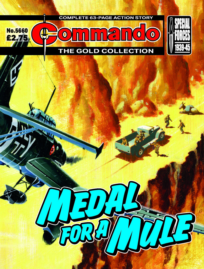 Commando 5660: Gold Collection – Medal for a Mule - cover by Ian Kennedy