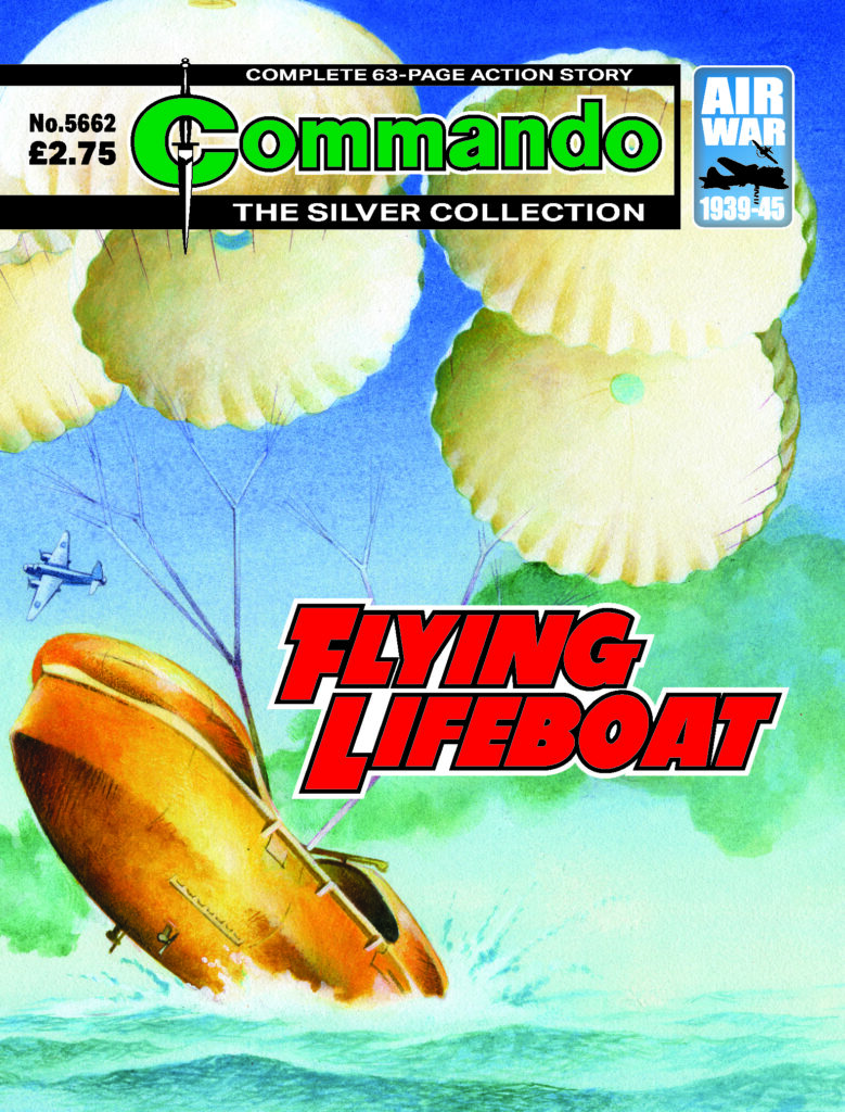 Commando 5662: Silver Collection - Flying Lifeboat - cover by Cox
