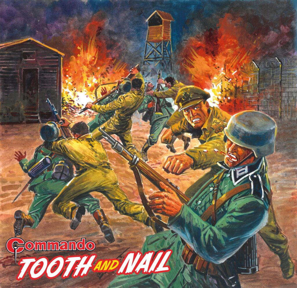Commando 5663: Home of Heroes – Tooth and Nail - cover by Manuel Benet - Full