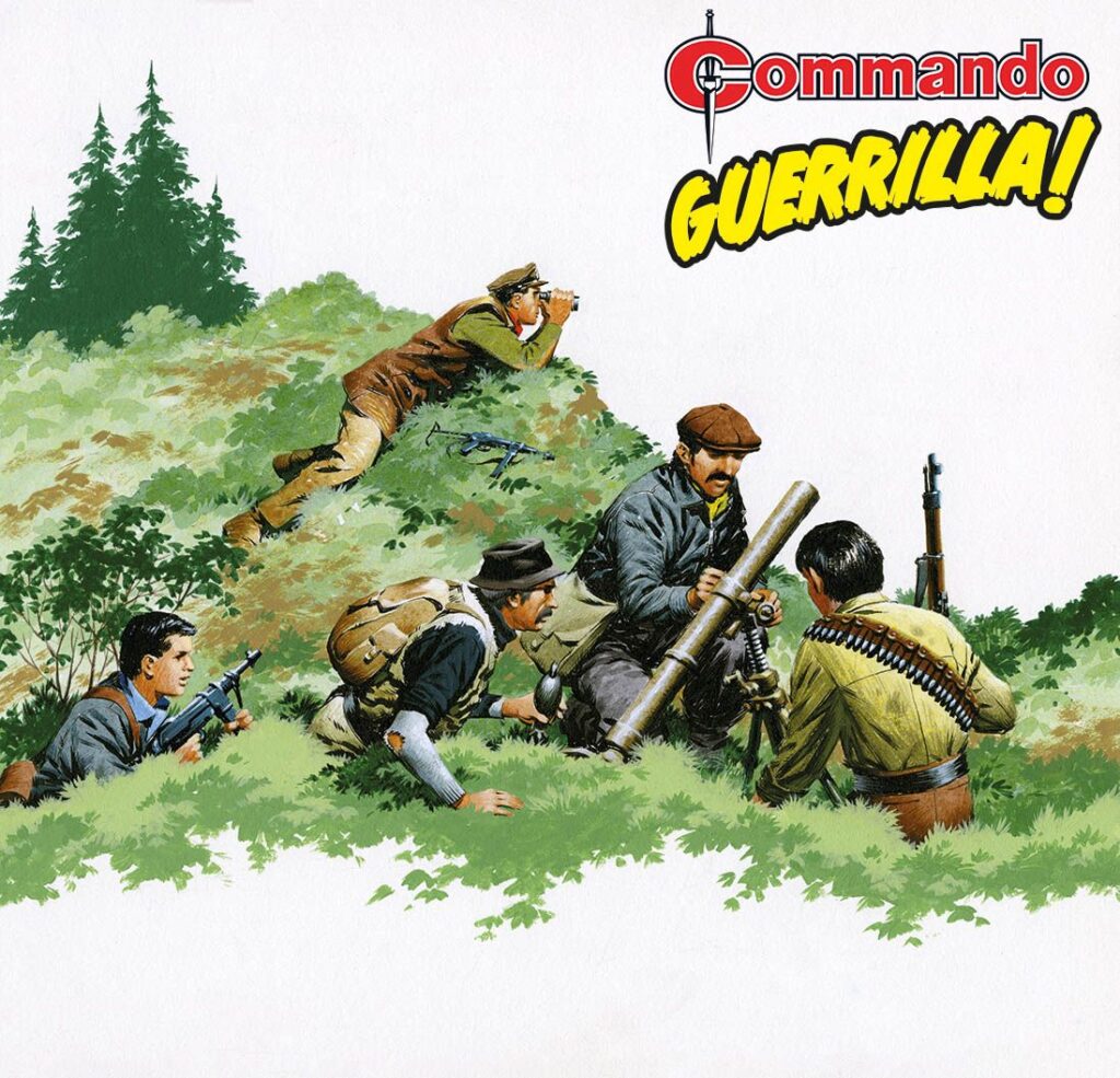 Commando 5666: Silver Collection: Guerrilla! - cover by Ian Kennedy FULL