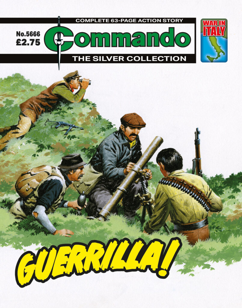 Commando 5666: Silver Collection: Guerrilla! - cover by Ian Kennedy