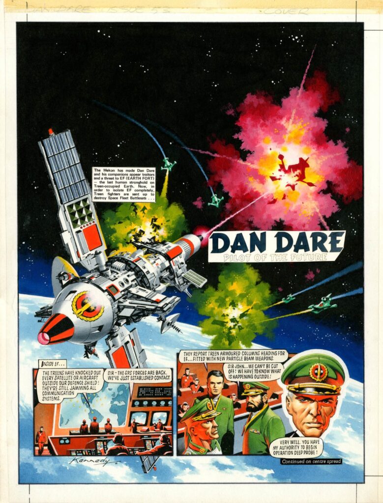 EAGLE Issue 53, cover dated 26th March 1983, art by Ian Kennedy