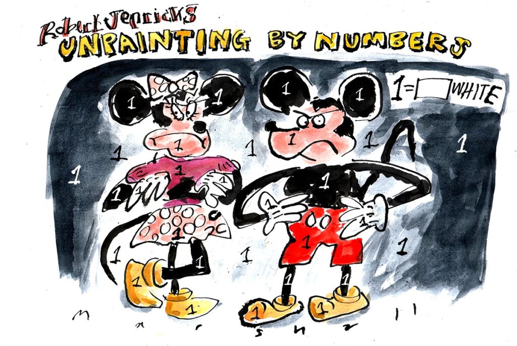 Mickey Mouse - Painting by Numbers by © PCO member Glenn Marshall