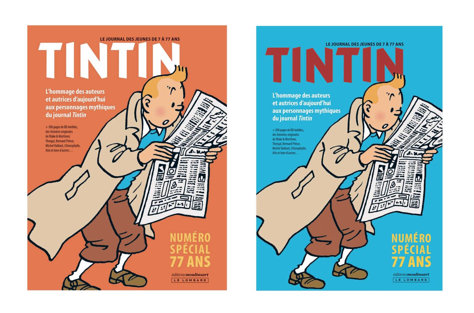 Le Journal Tintin to celebrate 77 years with omnibus special issue