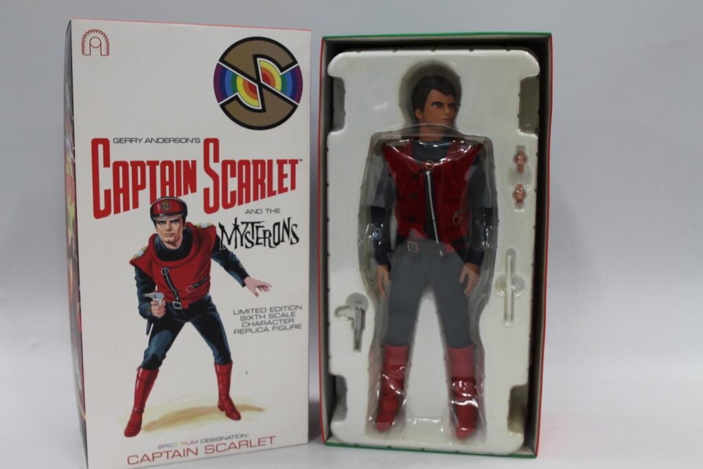 Big Chief Studios Captain Scarlet figure offered in the Thomson Roddick Callan - 3rd August 2023