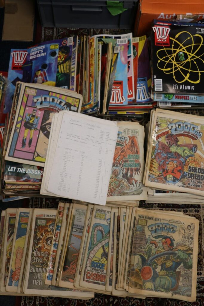 A huge collection of 2000AD offered in the Thomson Roddick Callan - 3rd August 2023