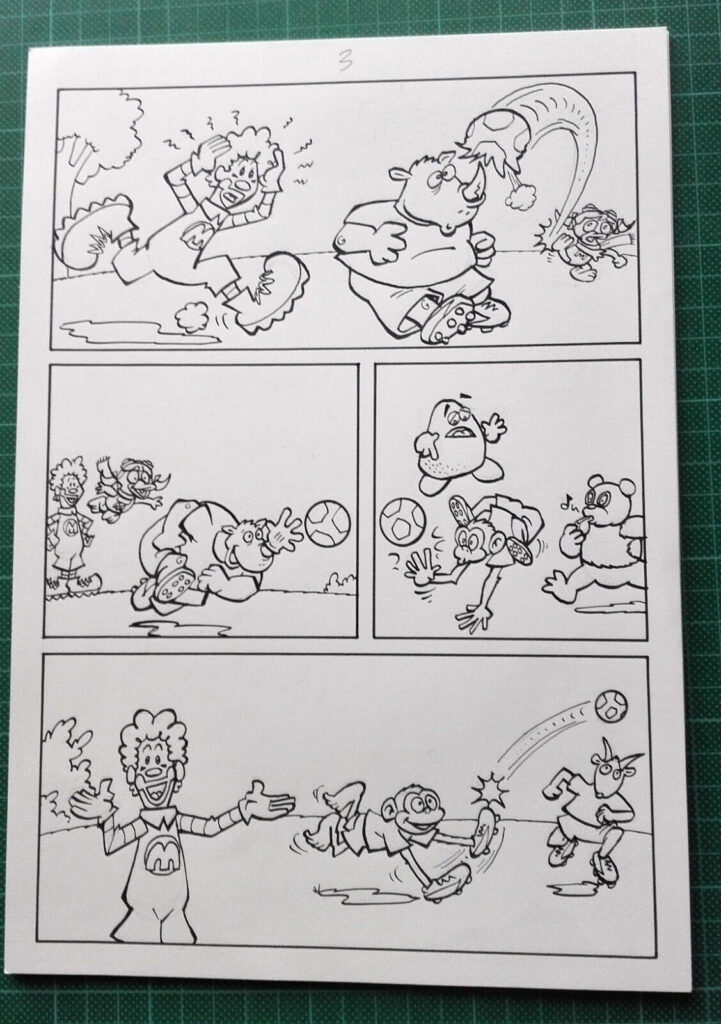 Ronald McDonald and Friends comic strip by Lew Stringer (2003)