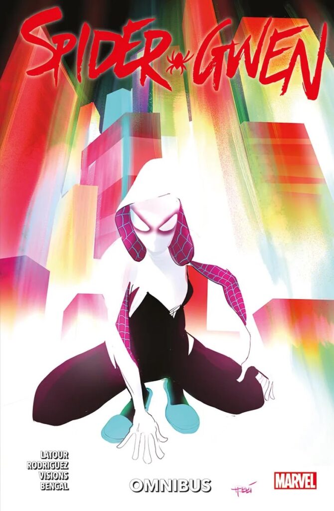 Spider-Gwen Omnibus Volume One - cover by Robbi Rodriguez