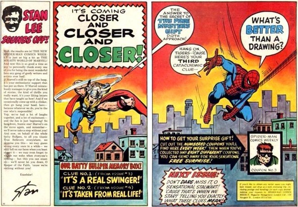 Spider-Man Comics Weekly No. 5 - Free Gift Teaser Ad
