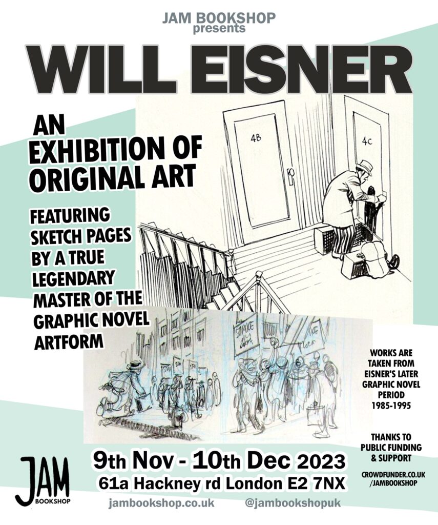 Jam Bookshop’s Will Eisner Art Exhibition 2023