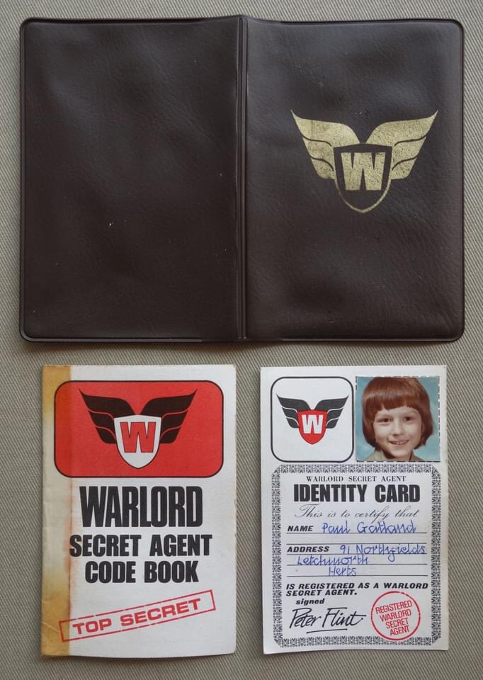 Warlord Secret Agent / Peter Flint Membership Pack 1975