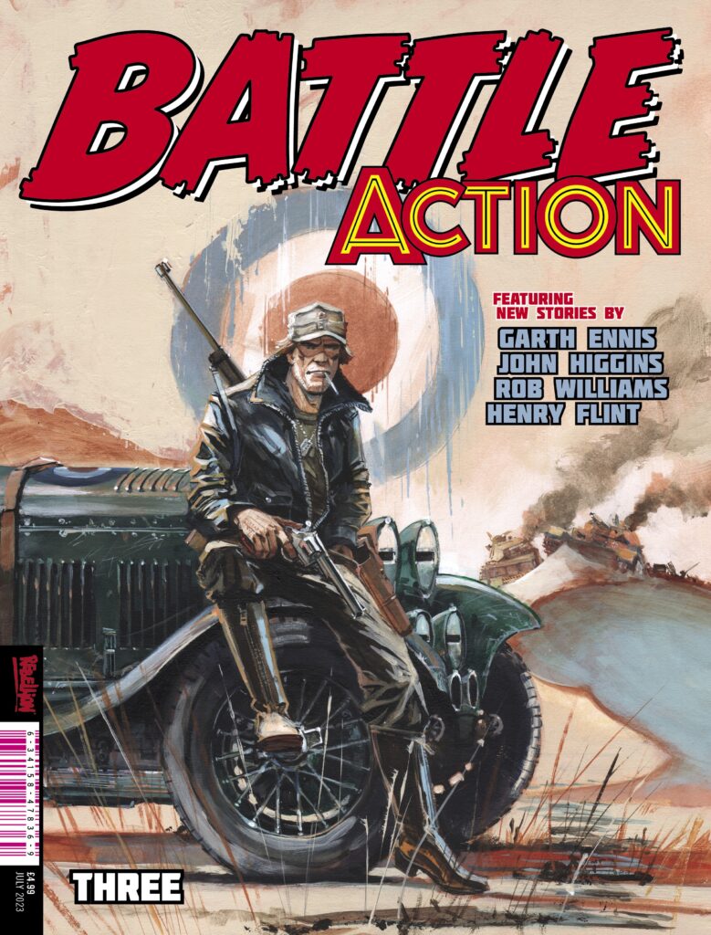 Battle Action #3 cover by Keith Burns (Final, Rebellion 2023)
