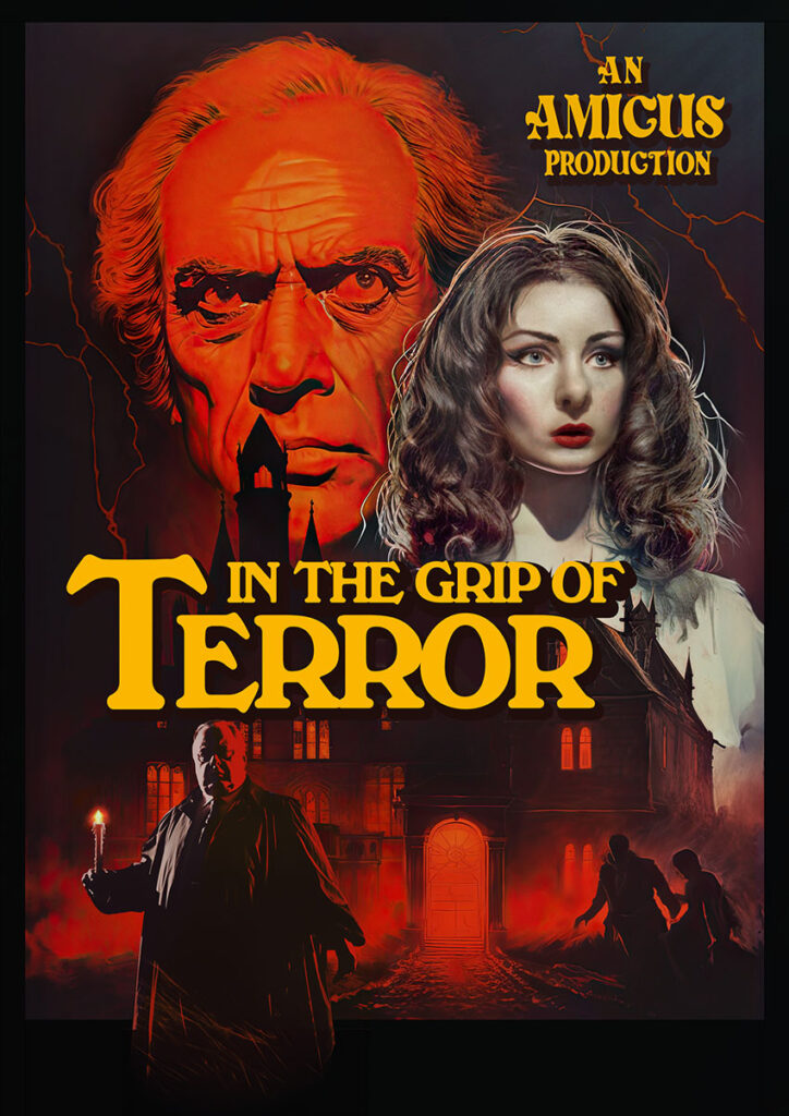 In the Grip of Terror - Poster. Poster by BrewsterBros. Image courtesy Amicus Productions