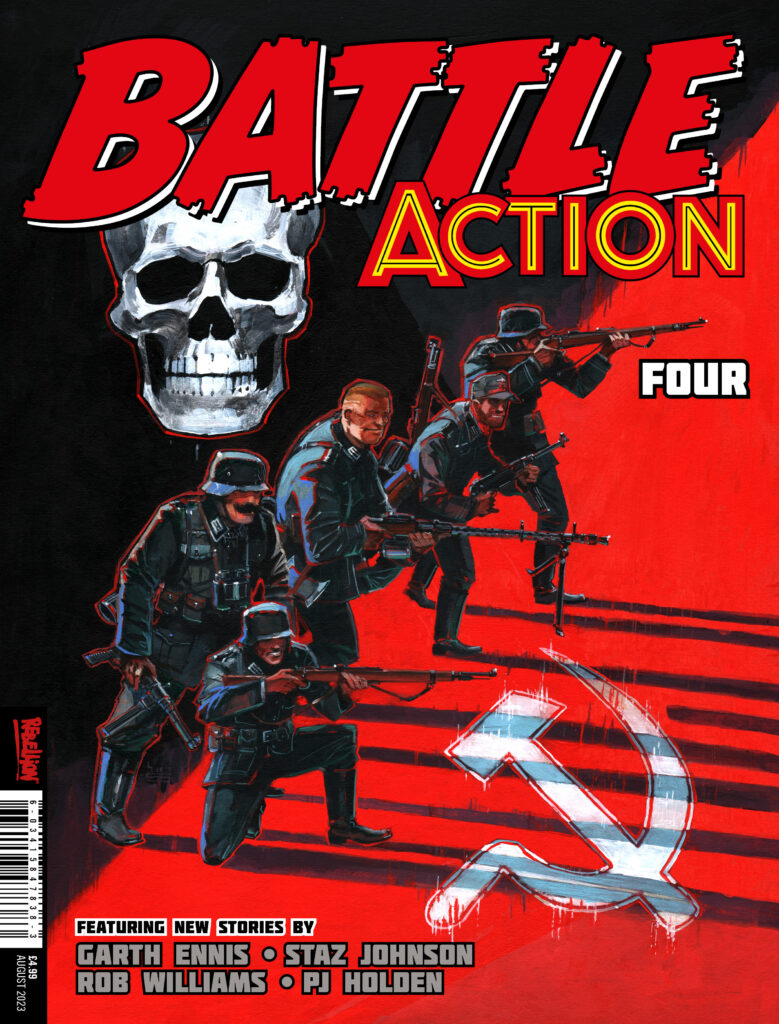 Battle-Action #4 - cover by Keith Burns
